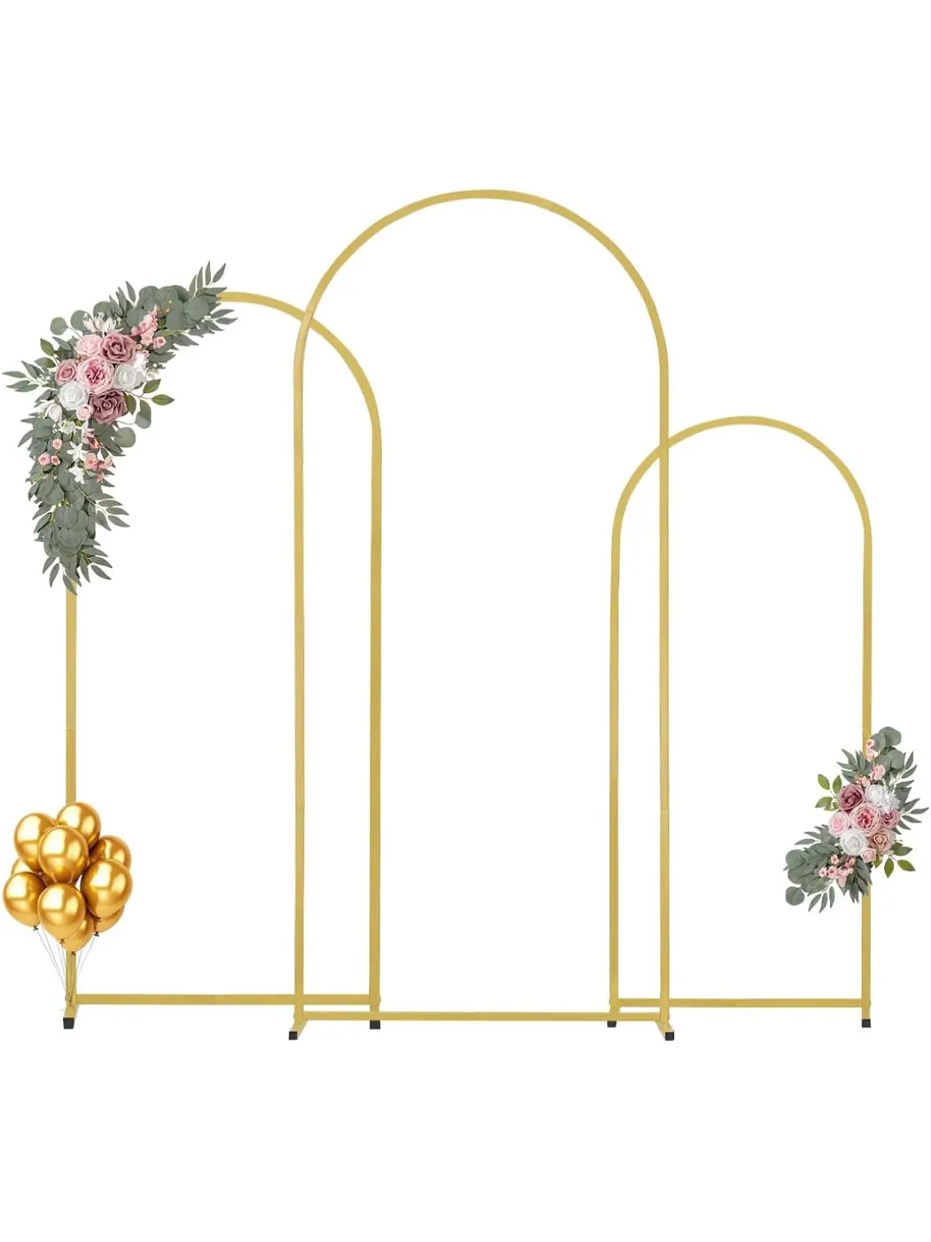 Gold Arched Backdrop Panels rental example