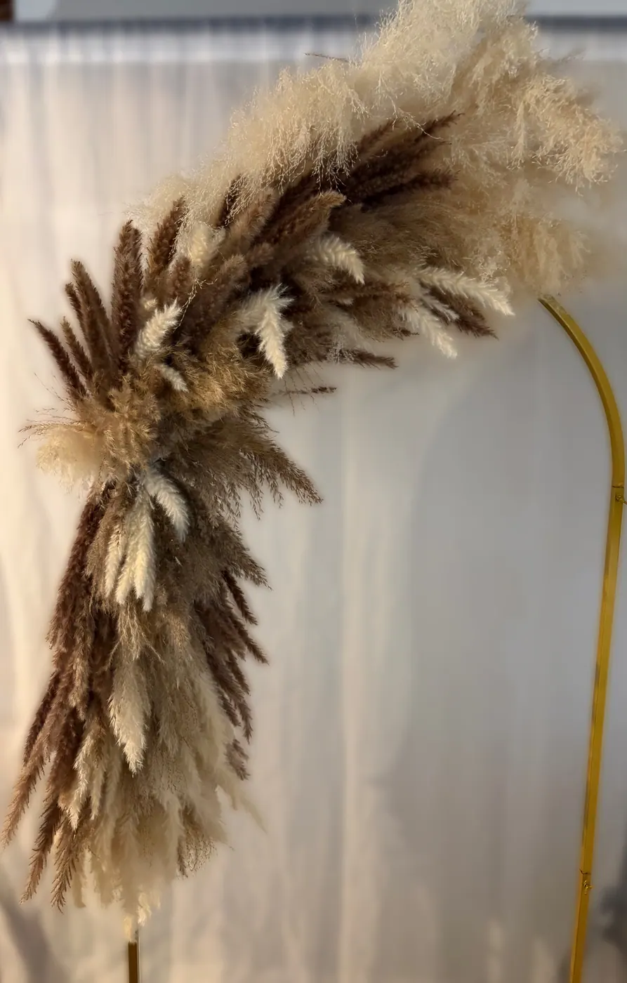 Pampas Grass Arch Swag rental example