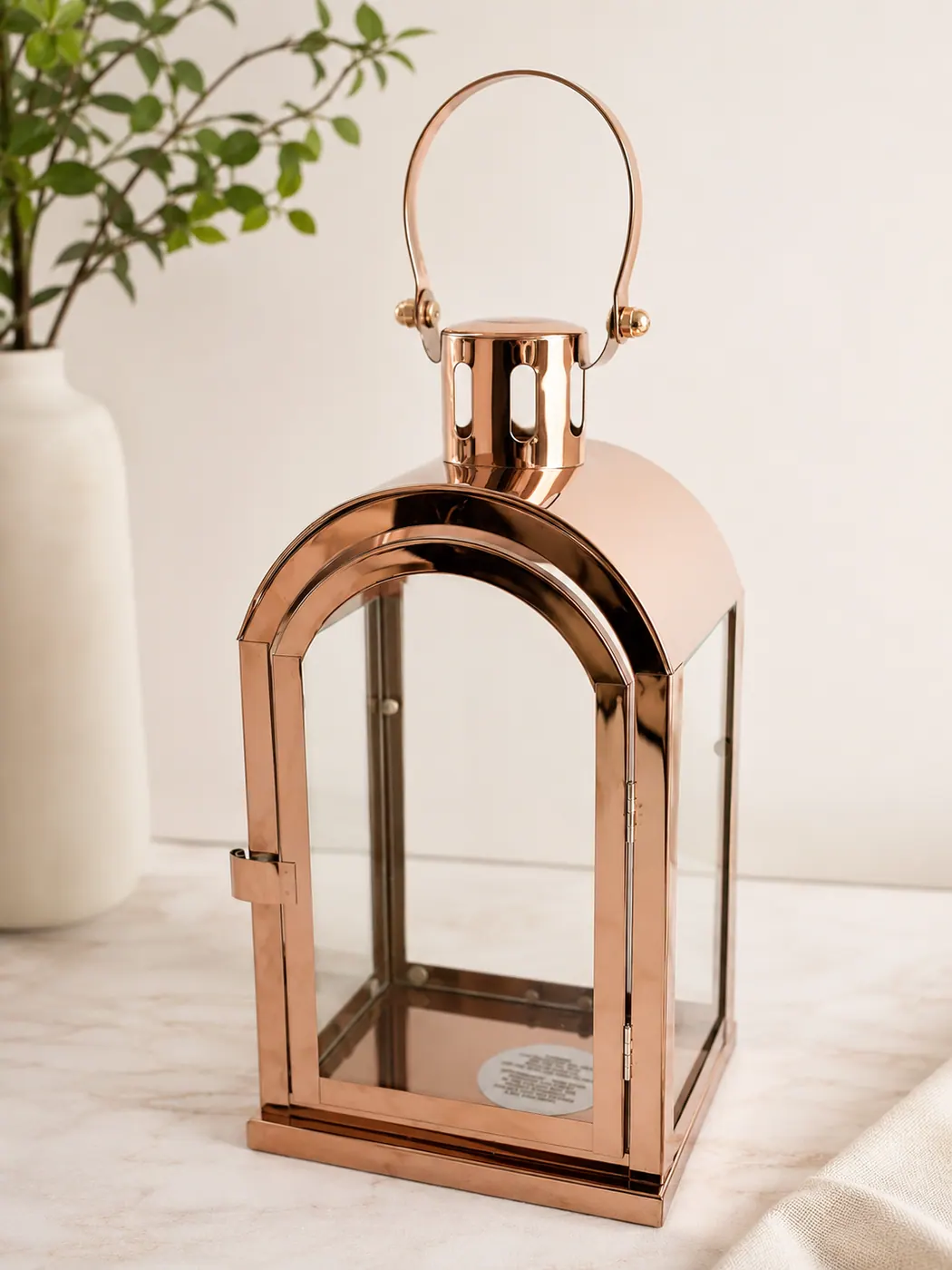 Rose Gold Lantern rental example