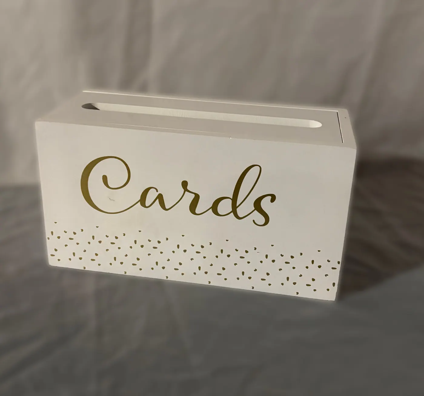 White Cards Box rental example