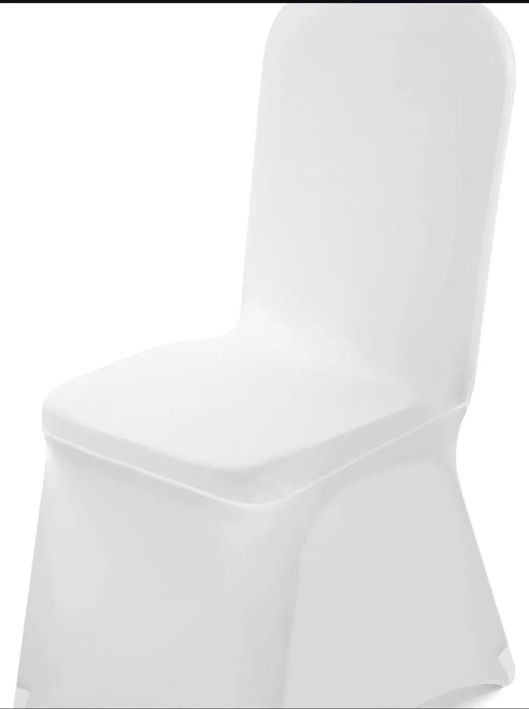 White Chair Cover rental example